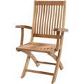 Teak Folding Arm Chair