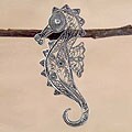 'Filigree Seahorse' Brooch (Peru)