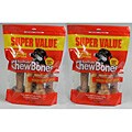 Bulk Hickory Flavored Rawhide Bone Assortment (6-pounds)