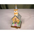 Limoges Hand-painted Wedding Church Keepsake Box