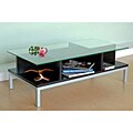 Contemporary 47-inch Glass-top Coffee Table