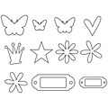 Heidi Swapp 111-piece Acetate Shapes Variety Pack