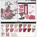 Jolie Chocolat 12x12 Scrapbook Page Kit