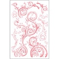 Basic Grey Clear Scoops/ Swirly Stamps