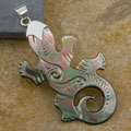 Mother of Pearl Lizard Pendant (Indonesia)