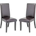 Hudson Leather Dining Chairs (Set of 2)