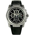 Seiko Men's Chronograph Leather Strap Watch