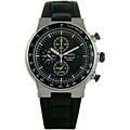 Seiko Men's Chronograph Leather Strap Watch