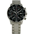 Seiko Men's Black Dial Chronograph Watch
