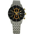Seiko Men's Black Dial Chronograph Watch