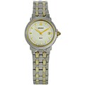 Seiko Women's White Dial Two-tone Steel Watch