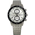 Seiko Men's White Dial Chronograph Watch