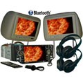 Beige 9-inch Headrest with DVD Player