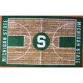 NCAA Michigan State Spartans Basketball Rug (2'6 x 4'2)