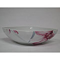 Weimar Orchid Square Vegetable Porcelain Bowl