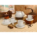 Weimar Modern White 3-piece Porcelain Coffee Set
