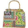 Jam's World Chrysanthemum Print and Bamboo Bag