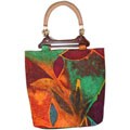 Jams World Rose Path Print Rope Handle Bag