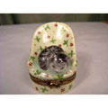 Limoges Hand-painted Cat and Chair Keepsake Box