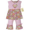 JoJo Girl's 2-piece Circle Print Outfit