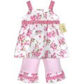 JoJo Girl's 2-piece Floral Pink and White Outfit