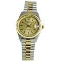Jules Jurgensen Women's Gold Coin Edge Watch