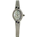 Jules Jurgensen Women's Oval Jeweled Watch