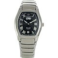Jules Jurgensen Men's Oblong Black Dial Watch