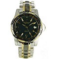 Jules Jurgensen Men's Round Black Dial Watch