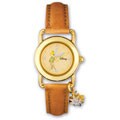 Disney Children's Tinker Bell Charm Leather Watch