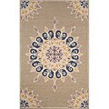 Ravella Iron Medallion Blue Rug (5' x 8')