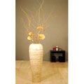 Curly Willow In Tapered Bamboo Vase