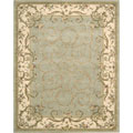 Hand-tufted Ardenne Green Wool Rug (8' x 10')