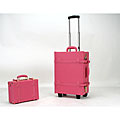 Rockland Pink Handmade 2-piece Luggage Set
