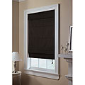 Black Suede Roman Shade (35 in. x 64 in.)