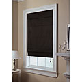 Black Twill Roman Shade (31 in. x 72 in.)