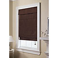 Chocolate Suede Roman Shade (23 in. x 64 in.)