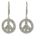 Maddy Emerson Peace 1/10ct TDW Diamond Earrings