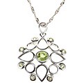 Sterling Silver Star Peridot Necklace