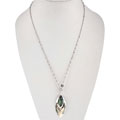 Sterling Silver Rainbow Seashell Necklace