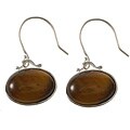 Sterling Silver Tiger's Eye Earrings