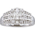 14k White Gold 1ct TDW Diamond Ring (H-I, SI2-I1)