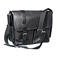 Joseph Abboud Leather Messenger Bag
