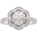 14k White Gold 1/2ct TDW Diamond Ring (H-I, I1-2)