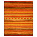 Hand-knotted Jammu Gabbeh Wool Rug (4' x 6')