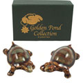 Golden Pond Collection Ceramic Land Turtle Figurines