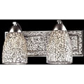 Crackle Glass 2-light Vanity