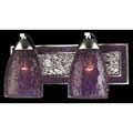 Crackle Glass 2-light Vanity