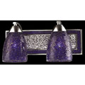 Crackle Glass 2-light Vanity