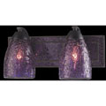 Crackle Glass 2-light Vanity